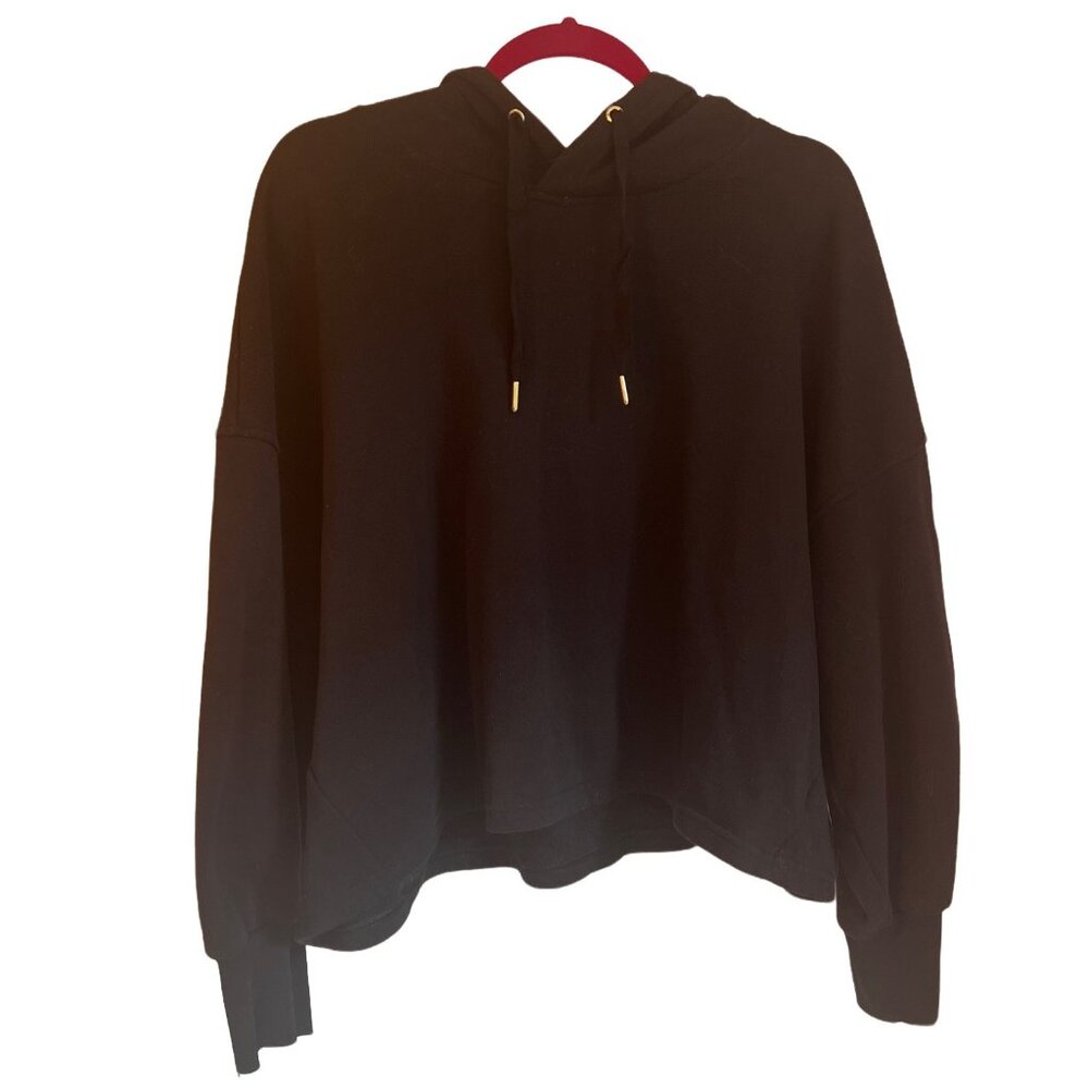 Old Navy Womens Black Hoodie XL Petite Long Sleeve